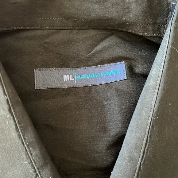 Men’s Black Dress Shirt - Picture 3 of 4